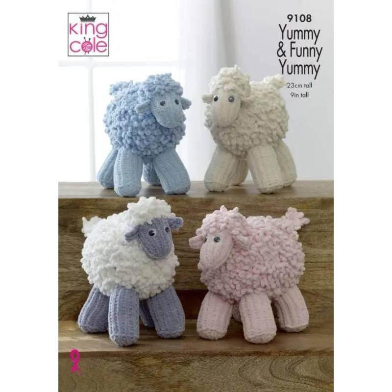 King Cole Sheep Knitted in Funny Yummy